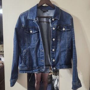 Baccini blue Jean jacket Baccini Medium pre-owned